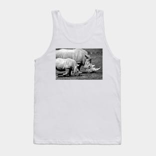 Southern White Rhino Rhinoceros Tank Top